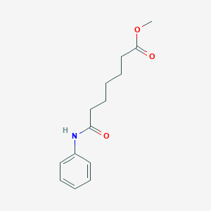 molecular formula C14H19NO3 B14268703 Methyl 7-anilino-7-oxoheptanoate CAS No. 149142-56-3