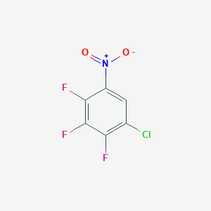 molecular formula C6HClF3NO2 B14268718 1-Chloro-2,3,4-trifluoro-5-nitrobenzene CAS No. 136053-12-8