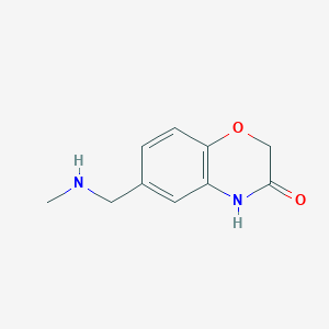 6-[(methylamino)methyl]-3,4-dihydro-2H-1,4-benzoxazin-3-one
