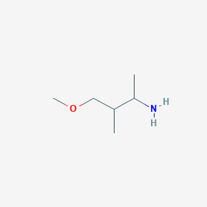 molecular formula C6H15NO B1426878 4-Methoxy-3-methylbutan-2-amine CAS No. 1341304-79-7