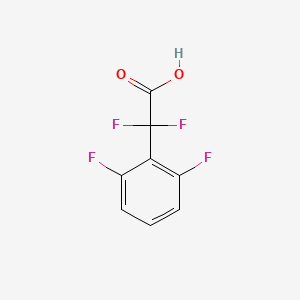 molecular formula C8H4F4O2 B1426882 2-(2,6-二氟苯基)-2,2-二氟乙酸 CAS No. 1344264-52-3