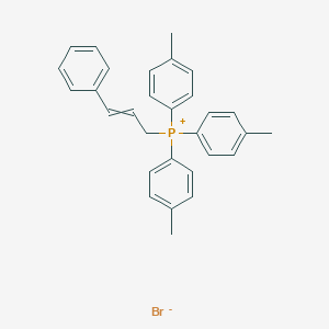 molecular formula C30H30BrP B14268875 Tris(4-methylphenyl)(3-phenylprop-2-en-1-yl)phosphanium bromide CAS No. 138472-47-6