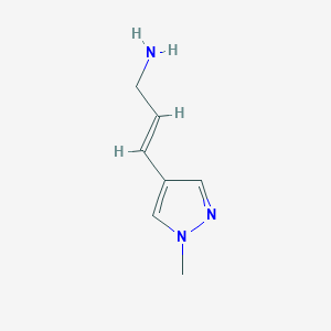 3-(1-methyl-1H-pyrazol-4-yl)prop-2-en-1-amine