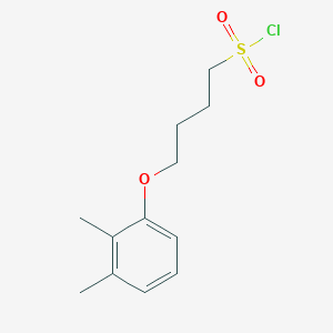 molecular formula C12H17ClO3S B1426899 4-(2,3-二甲基苯氧基)丁烷-1-磺酰氯 CAS No. 1343816-97-6