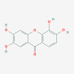 molecular formula C13H8O6 B14268992 3,4,6,7-Tetrahydroxyxanthone CAS No. 141642-11-7