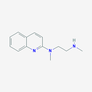 molecular formula C13H17N3 B14268995 N~1~,N~2~-Dimethyl-N~1~-(quinolin-2-yl)ethane-1,2-diamine CAS No. 138490-83-2