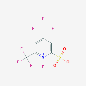 1-Fluoro-4,6-bis(trifluoromethyl)pyridin-1-ium-2-sulfonate