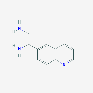 1-(Quinolin-6-yl)ethane-1,2-diamine
