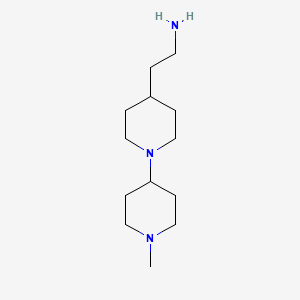 2-[1-(1-Methylpiperidin-4-yl)piperidin-4-yl]ethan-1-amine