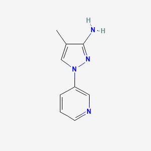 4-methyl-1-(pyridin-3-yl)-1H-pyrazol-3-amine