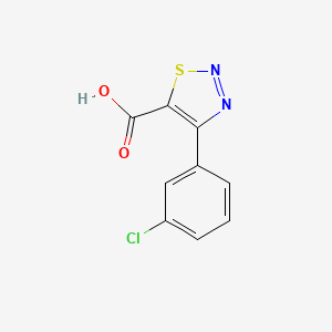 4-(3-Chlorophenyl)-1,2,3-thiadiazole-5-carboxylic acid