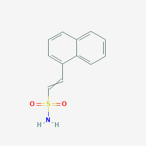 molecular formula C12H11NO2S B14269093 2-(Naphthalen-1-yl)ethene-1-sulfonamide CAS No. 134640-92-9