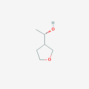 molecular formula C6H12O2 B1426910 (1S)-1-(oxolan-3-yl)ethan-1-ol CAS No. 1372904-08-9
