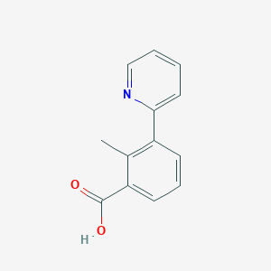 2-Methyl-3-(pyridin-2-yl)benzoic acid