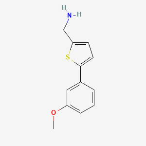 (5-(3-Methoxyphenyl)thiophen-2-yl)methanamine