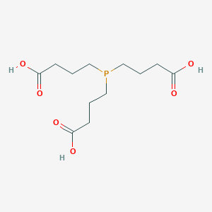 molecular formula C12H21O6P B14269303 4,4',4''-Phosphanetriyltributanoic acid CAS No. 189194-20-5