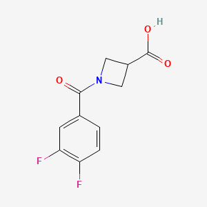 1-(3,4-Difluorobenzoyl)azetidine-3-carboxylic acid