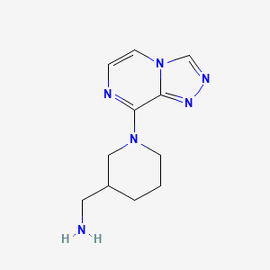 (1-{[1,2,4]Triazolo[4,3-a]pyrazin-8-yl}piperidin-3-yl)methanamine
