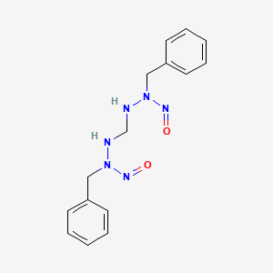 molecular formula C15H18N6O2 B14269367 N,N'-Methylenebis(N-benzylnitrous hydrazide) CAS No. 161525-09-3