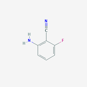 molecular formula C7H5FN2 B142694 2-氨基-6-氟苯甲腈 CAS No. 77326-36-4