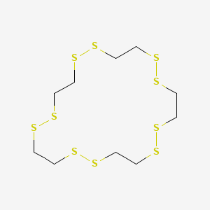molecular formula C10H20S10 B14269405 1,2,5,6,9,10,13,14,17,18-Decathiacycloeicosane CAS No. 183900-33-6