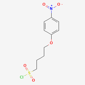 4-(4-Nitrophenoxy)butane-1-sulfonyl chloride