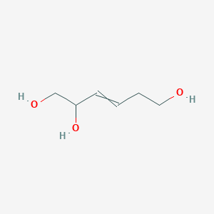 molecular formula C6H12O3 B14269454 Hex-3-ene-1,2,6-triol CAS No. 188783-21-3