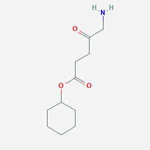 molecular formula C11H19NO3 B14269487 Cyclohexyl 5-amino-4-oxopentanoate CAS No. 163271-20-3