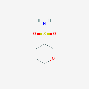 molecular formula C5H11NO3S B1426956 Oxane-3-sulfonamide CAS No. 1341367-42-7