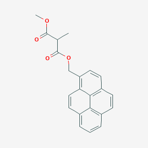 molecular formula C22H18O4 B14269568 Methyl (pyren-1-yl)methyl methylpropanedioate CAS No. 138008-87-4