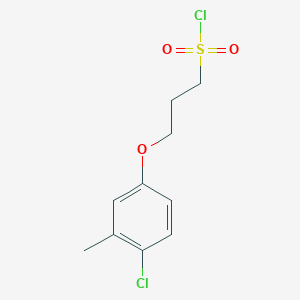 3-(4-Chloro-3-methylphenoxy)propane-1-sulfonyl chloride