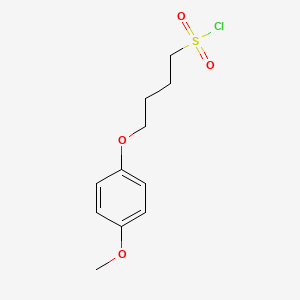 4-(4-Methoxyphenoxy)butane-1-sulfonyl chloride