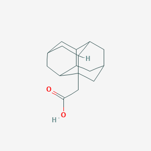 molecular formula C16H22O2 B14269688 1-Diamantaneacetic acid 