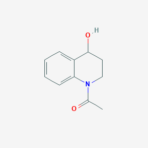 molecular formula C11H13NO2 B1426971 1-(4-Hydroxy-1,2,3,4-tetrahydroquinolin-1-yl)ethan-1-one CAS No. 159682-27-6