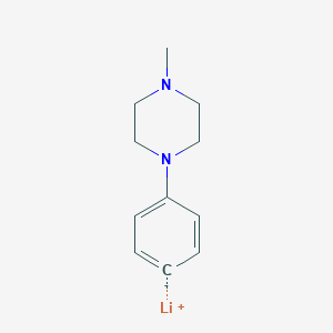molecular formula C11H15LiN2 B14269713 lithium;1-methyl-4-phenylpiperazine CAS No. 130307-09-4