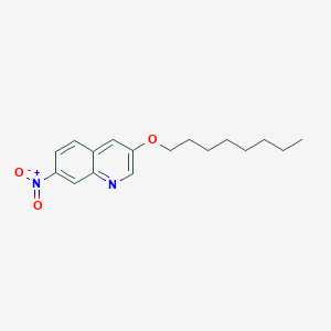 molecular formula C17H22N2O3 B14269754 7-Nitro-3-(octyloxy)quinoline CAS No. 138797-32-7