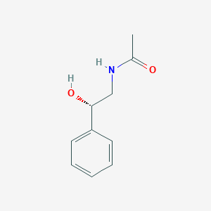 molecular formula C10H13NO2 B14269778 Acetamide, N-[(2S)-2-hydroxy-2-phenylethyl]- CAS No. 155073-71-5