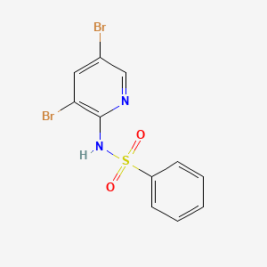 N-(3,5-dibromopyridin-2-yl)benzenesulfonamide