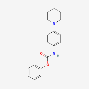 molecular formula C18H20N2O2 B14269795 Phenyl [4-(piperidin-1-yl)phenyl]carbamate CAS No. 139649-86-8