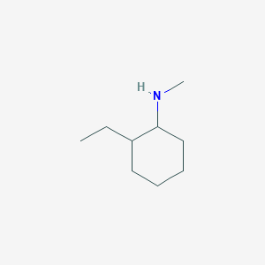 molecular formula C9H19N B1426984 2-ethyl-N-methylcyclohexan-1-amine CAS No. 252854-42-5