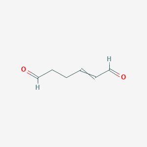 molecular formula C6H8O2 B14269857 Hex-2-enedial CAS No. 149109-22-8