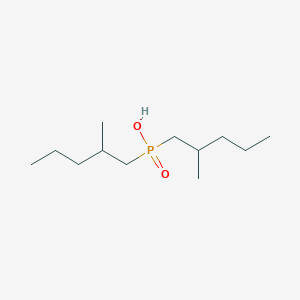 molecular formula C12H27O2P B14269868 Bis(2-methylpentyl)phosphinic acid CAS No. 185221-71-0