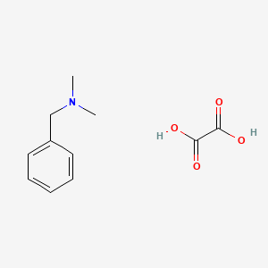 molecular formula C11H15NO4 B14269872 N,N-dimethyl-1-phenylmethanamine;oxalic acid CAS No. 128457-91-0