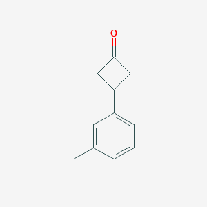 molecular formula C11H12O B1426989 3-(3-Methylphenyl)cyclobutan-1-one CAS No. 243867-56-3