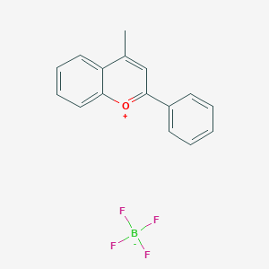 4-Methyl-2-phenylchromenylium tetrafluoroborate