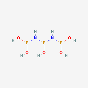 molecular formula H7N2O5P3 B14269907 N,N'-(Hydroxyphosphanediyl)bis(phosphoramidous acid) CAS No. 130728-81-3
