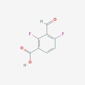 molecular formula C8H4F2O3 B1426991 2,4-二氟-3-甲酰基苯甲酸 CAS No. 1203662-27-4