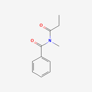 molecular formula C11H13NO2 B14269939 N-methyl-N-propanoylbenzamide CAS No. 159326-91-7