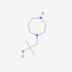 molecular formula C9H20N2O B1426995 1-(1,4-Diazepan-1-yl)-2-methylpropan-2-ol CAS No. 1178644-23-9