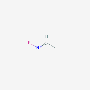 molecular formula C2H4FN B14269959 N-Ethylidenehypofluorous amide CAS No. 137695-67-1